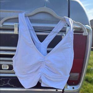 ALO Yoga White Sports Bra
